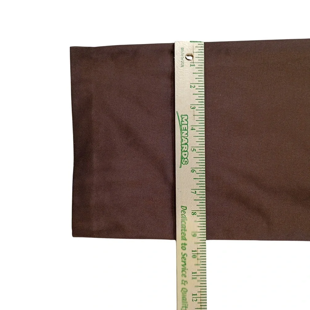 NYCC Trousers Women Large Brown Wide Leg Gold‎ O-Ring Belt Stretch